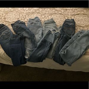 6pairs of justice jeans/jeggings